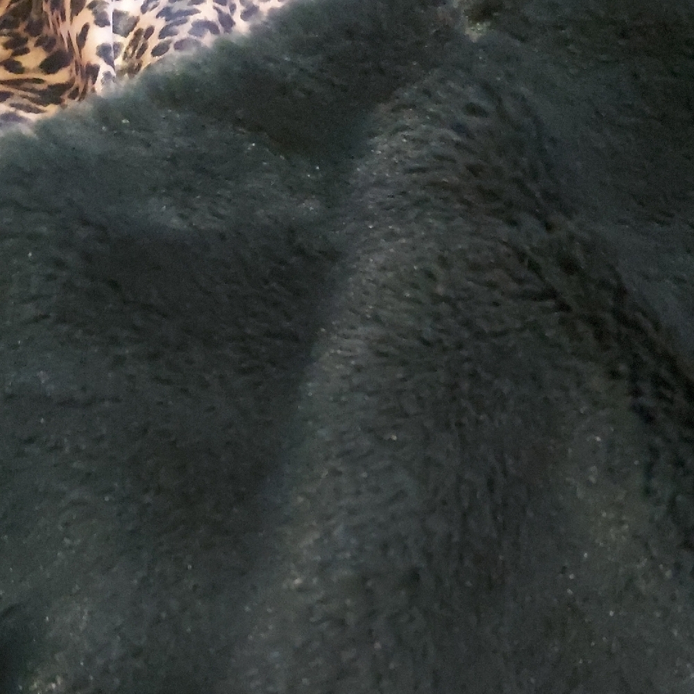 Jessica Simpson Forest Green Faux Fur Coat - Picture 14 of 17
